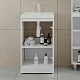 Style Line Мебель для ванной с кварцевой раковиной жасмин Батлер 50 белая Люкс антискрейтч Plus – фотография-22